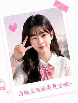 清晰正脸效果示例