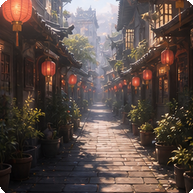 古镇小巷